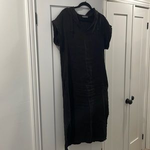 SOLD Pistache Linen Midi Dress - worn once!